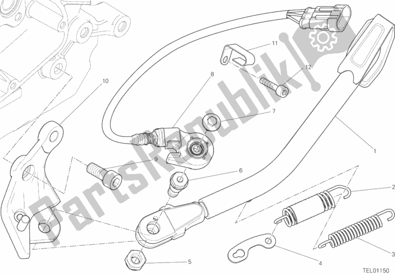 Wszystkie części do Stoisko Ducati Scrambler 1100 Sport Thailand 2020